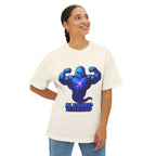 "Blessed by the Pump" / "Elevated By Iron" Oversized Gym T-Shirt By Swoly Ghost