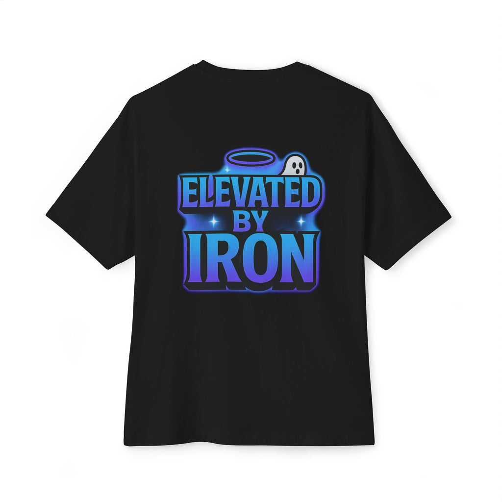 "Blessed by the Pump" / "Elevated By Iron" Oversized Gym T-Shirt By Swoly Ghost